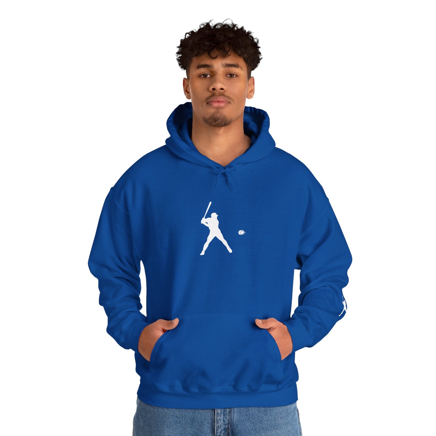 Sporty Unisex Baseball Hooded Sweatshirt, Casual Hoodie for Athletes, Perfect for Gifts, Comfy Streetwear, Ideal for Sports Events, Personal Use - TRV