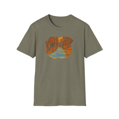 Nature-Inspired Unisex Softstyle T-Shirt, Outdoor Lover Gift, Casual Wear, Ideal for Hiking, Nature Trips, Unique Graphic Tee - TRV