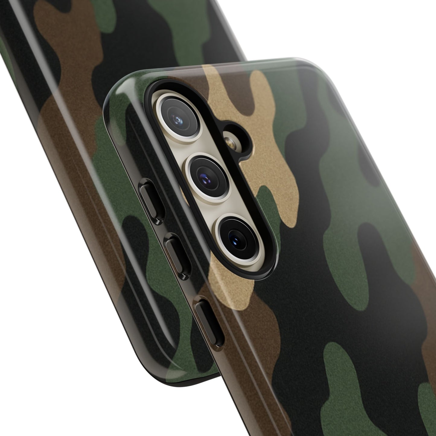 Camouflage Phone Case, Tough Phone Cover, Military Style Accessory, Protective Case for Men, Gifts for Soldiers - TRV
