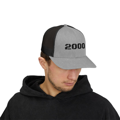 2000 Vintage Snapback Trucker Cap, Retro Baseball Hat, Birthday Gift, Stylish Outdoors Hat, 90s Nostalgia Cap - TRV