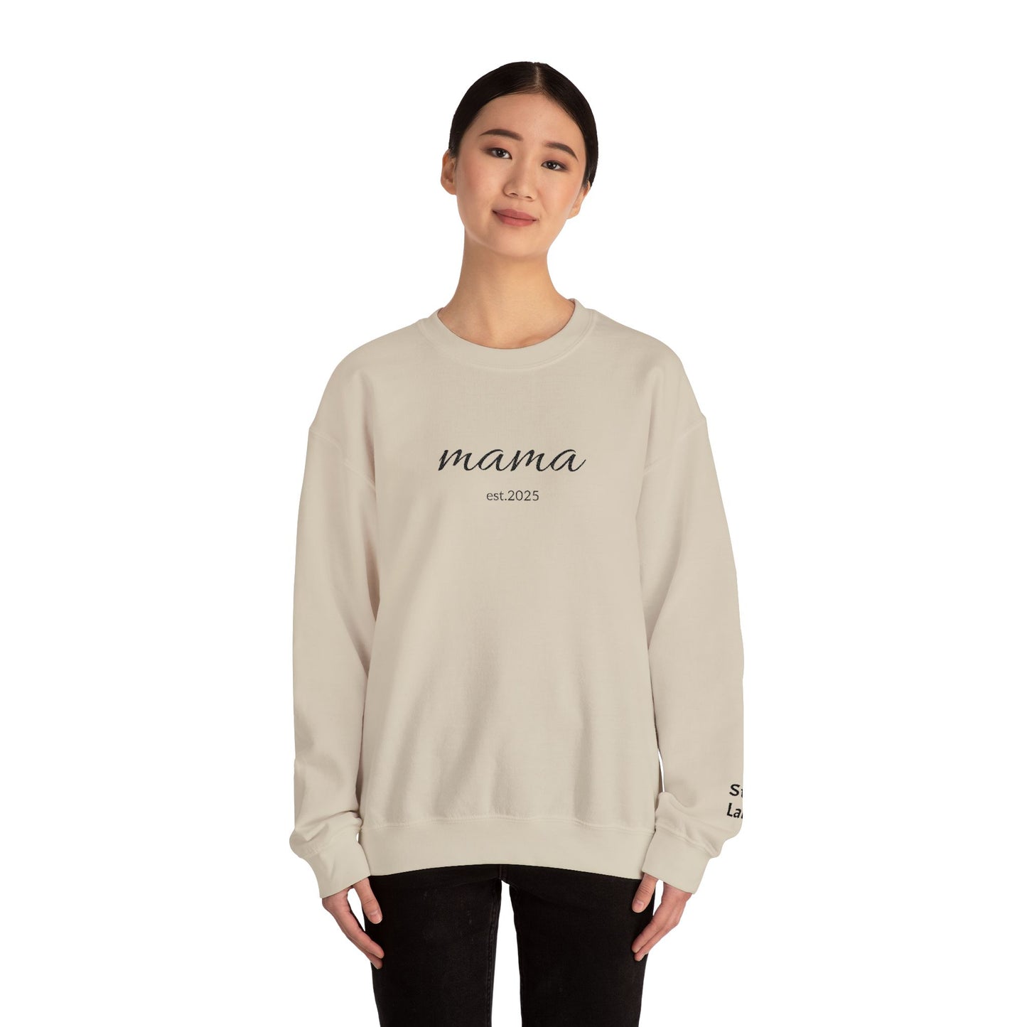 mama sweatshirt | simple script mom pullover - TRV