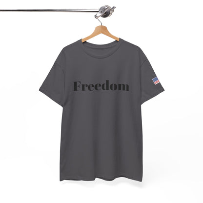 Freedom script tee | T-Shirt, American flag sleeve - TRV