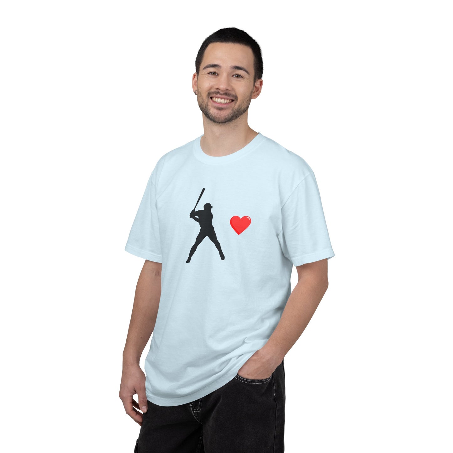 Baseball Love T-Shirt, Unisex Sports Tee, Gift for Baseball Fans, Valentine's Day Shirt, Game Day Apparel, Soft Cotton Top