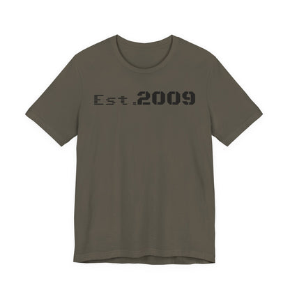 Established 2009 Unisex Tee - Casual Wear, Birthday Gift, Graduation Outfit, Anniversary Shirt, Personalized Fashion - TRV