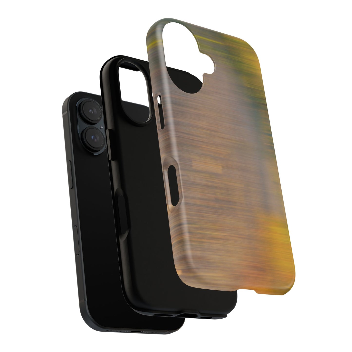 Autumn Blur Tough Phone Case — Fall Colors Protective iPhone Cover
