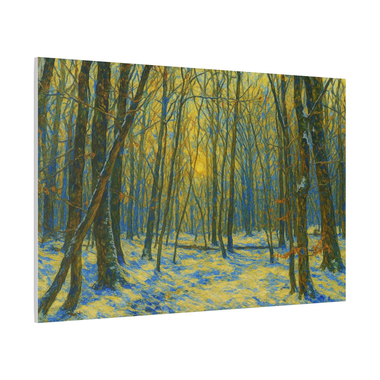 Forest Sunrise Canvas Print, Wall Art, Nature Photography, Home Decor, Gift for Nature Lovers, Landscape Artwork - TRV