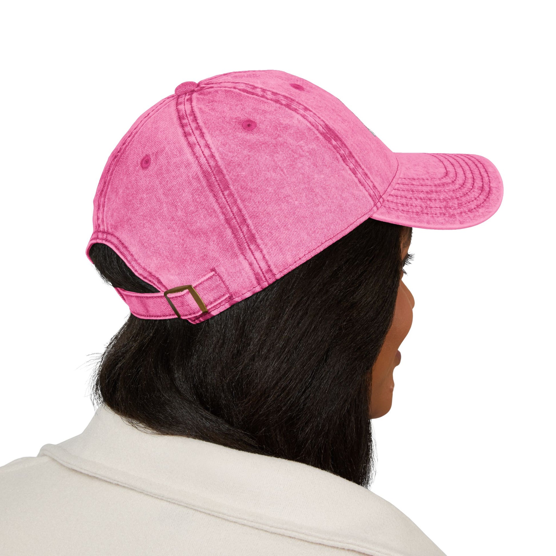 Embroidered Vintage Cap with USA Flag Design - TRV
