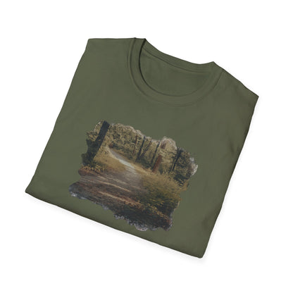 Nature-Inspired Unisex Softstyle T-Shirt, Eco-Friendly Fashion, Outdoor Lover Tee, Gift for Nature Enthusiasts, Casual Everyday Wear