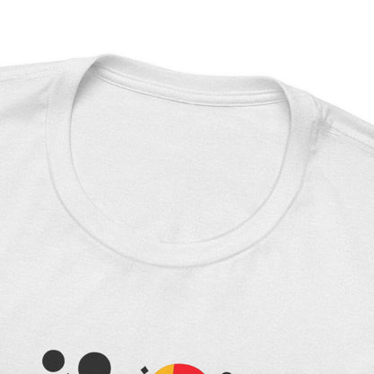 Artistic Heart Unisex Jersey Tee - Vibrant Graphic Tee, Casual Wear, Gift for Art Lovers, Birthday Surprise, Everyday Comfort - TRV