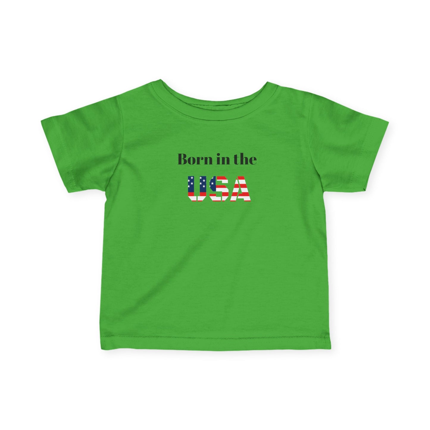 Patriotic Infant Tee - Born in the USA Apparel, Baby Gifts, 4th of July Outfit, Newborn Clothing, Toddler Shirt, Independence Day