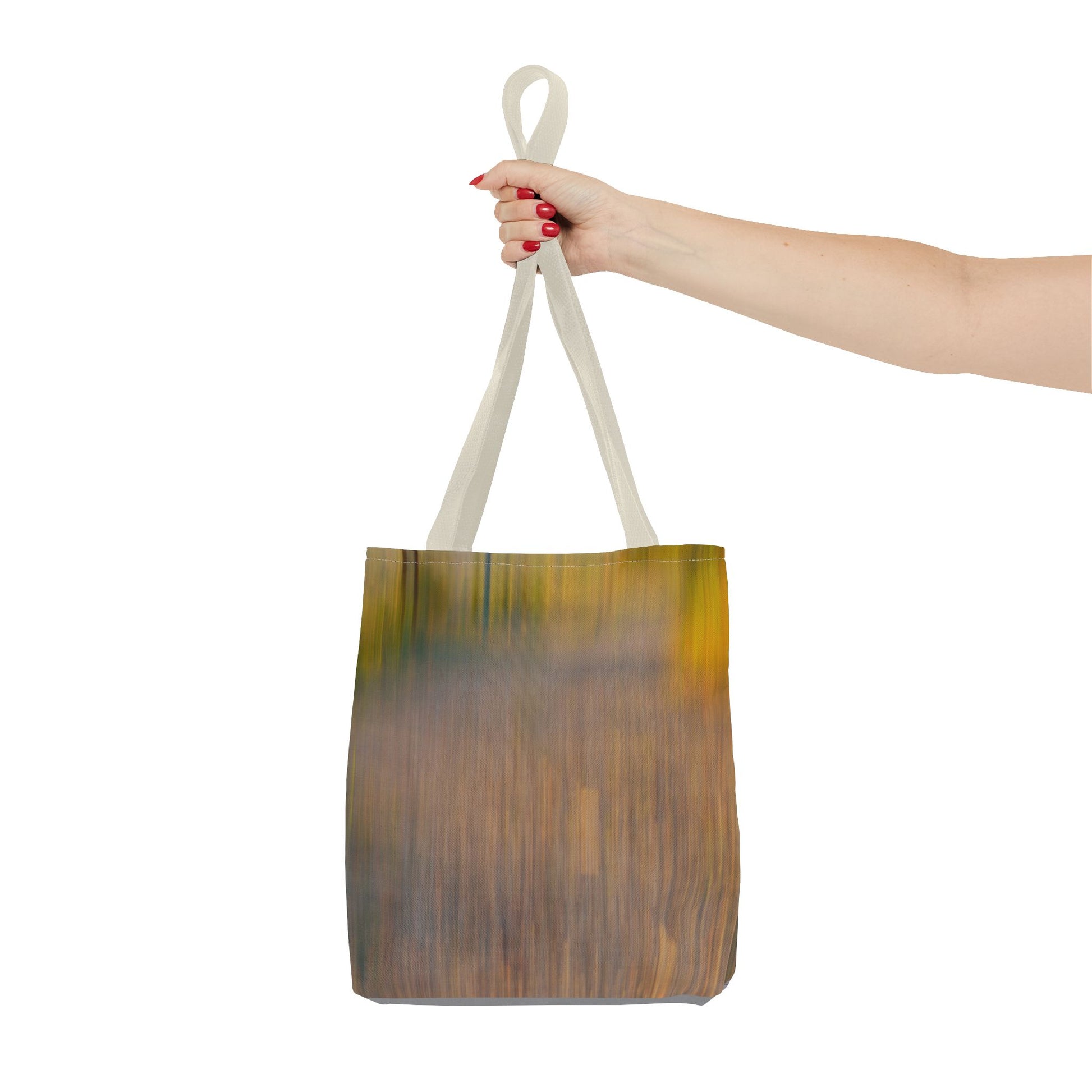 Abstract Art Tote Bag - Stylish and Eco-Friendly Diagonal Stripes for Everyday Use - TRV