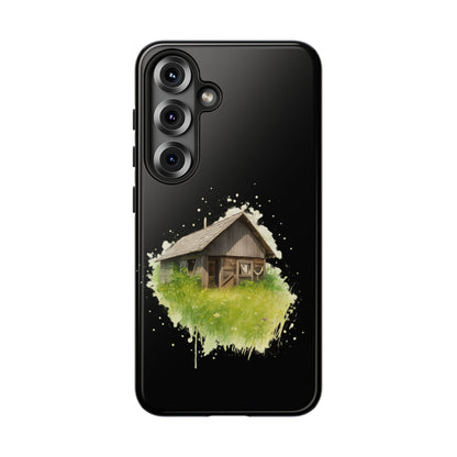 Rustic Farmhouse Phone Case, Cute Cottage Design, Tough Cases for Nature Lovers, Eco-Friendly Gift, Customizable Tech Accessories - TRV