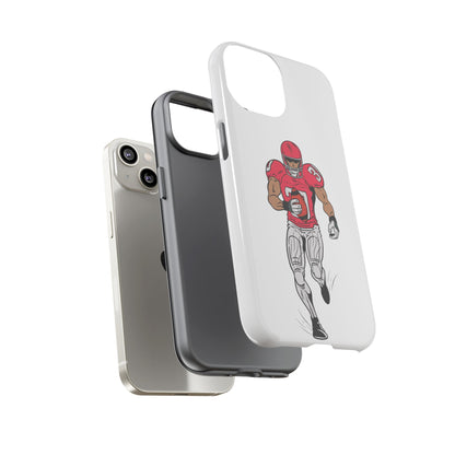 Football Player Tough Case, Sports Phone Cover, Athlete Gift, Tough Phone Case, Fall Sports, Football Lover's Accessory - TRV