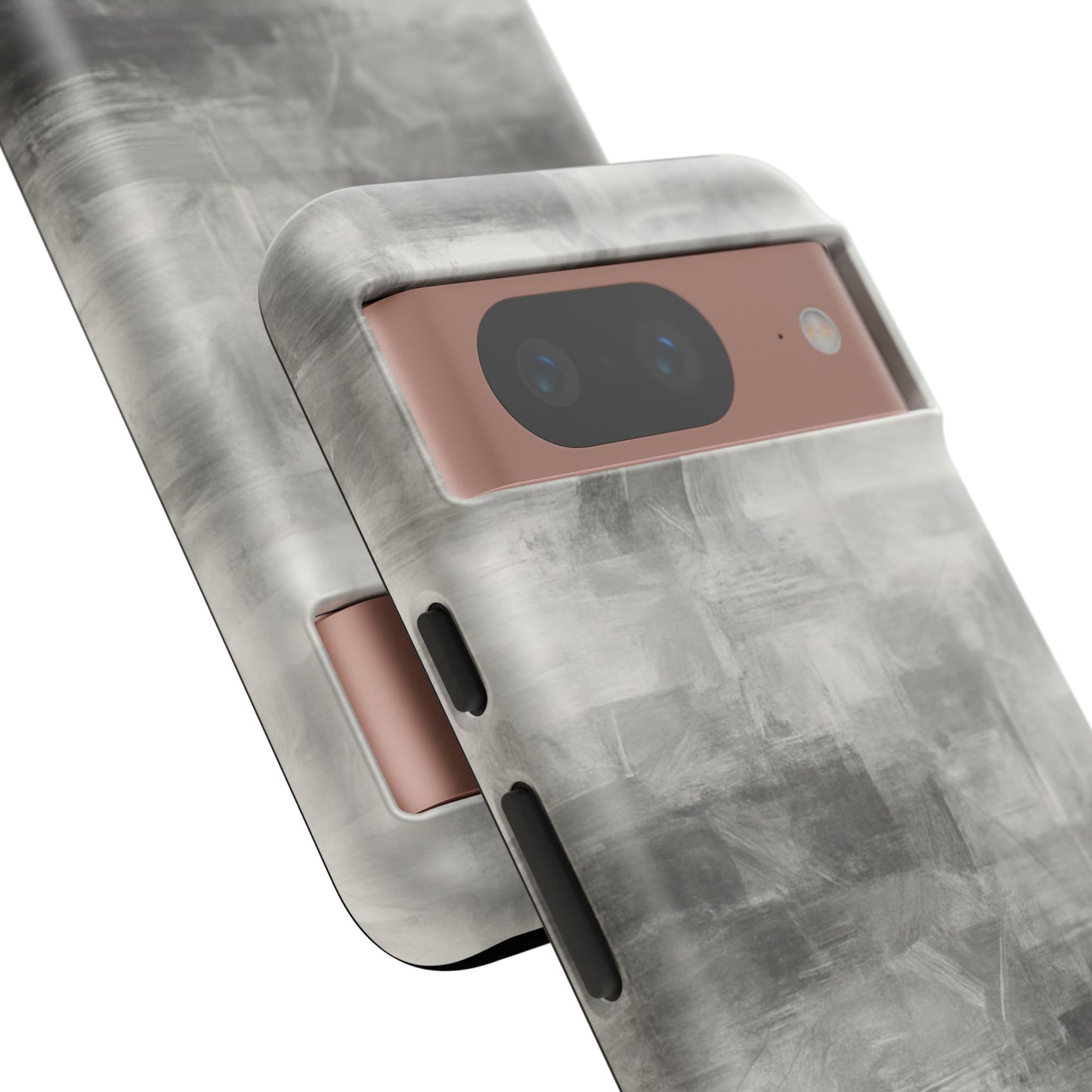 Stylish Phone Case for Tough Protection, Marble Grey Design, Customizable Gift for Her, Unisex Mobile Accessory, Birthday Present, [...] - TRV