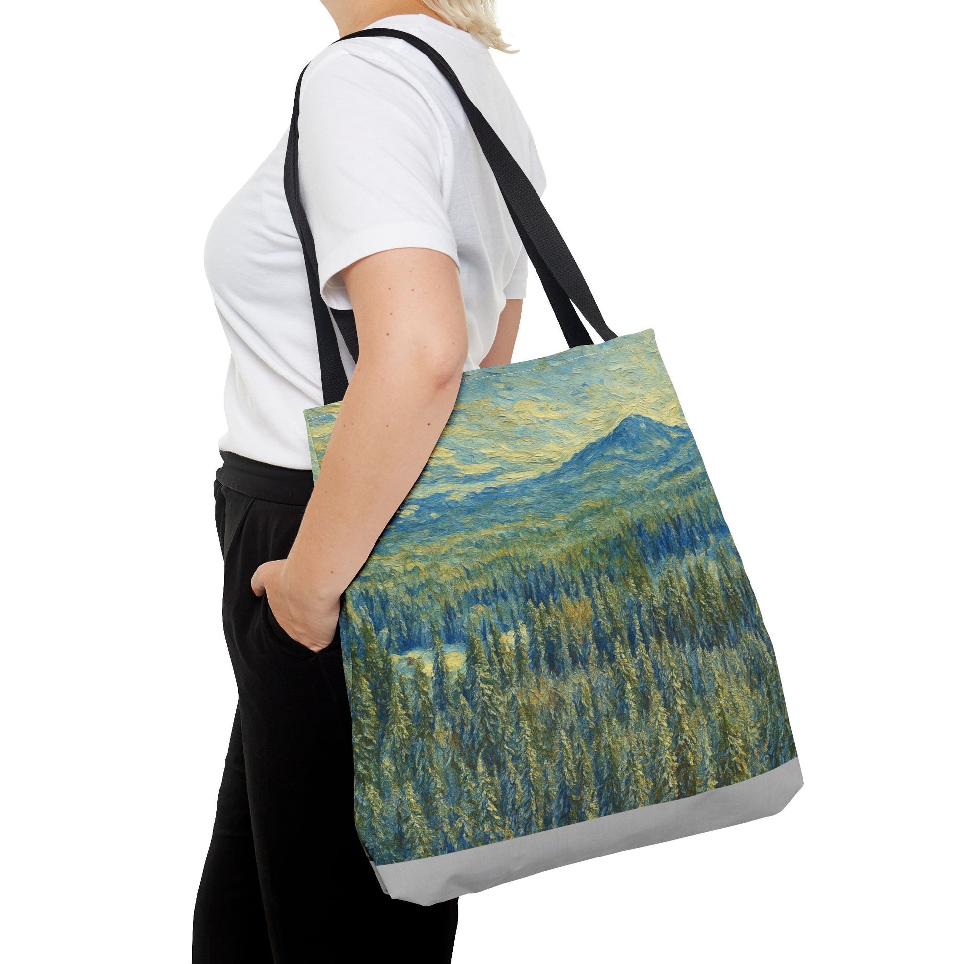 Nature-Inspired Tote Bag, Eco-Friendly Carryall, Bohemian Style Purse, Art Tote, Great Gift for Nature Lovers, Shopping Bag, Travel [...] - TRV