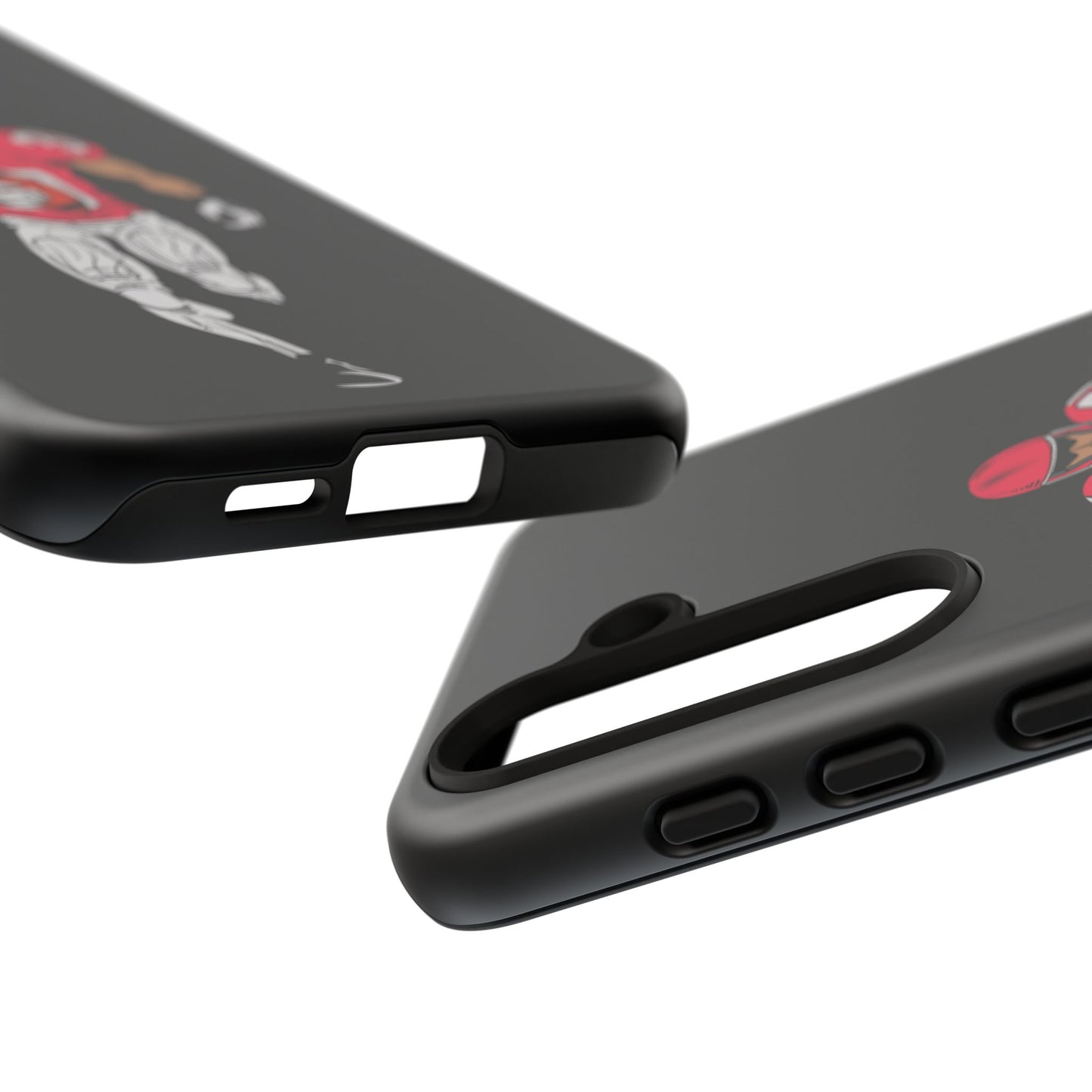 Football Player Tough Phone Case – Protective Black Sports iPhone Case