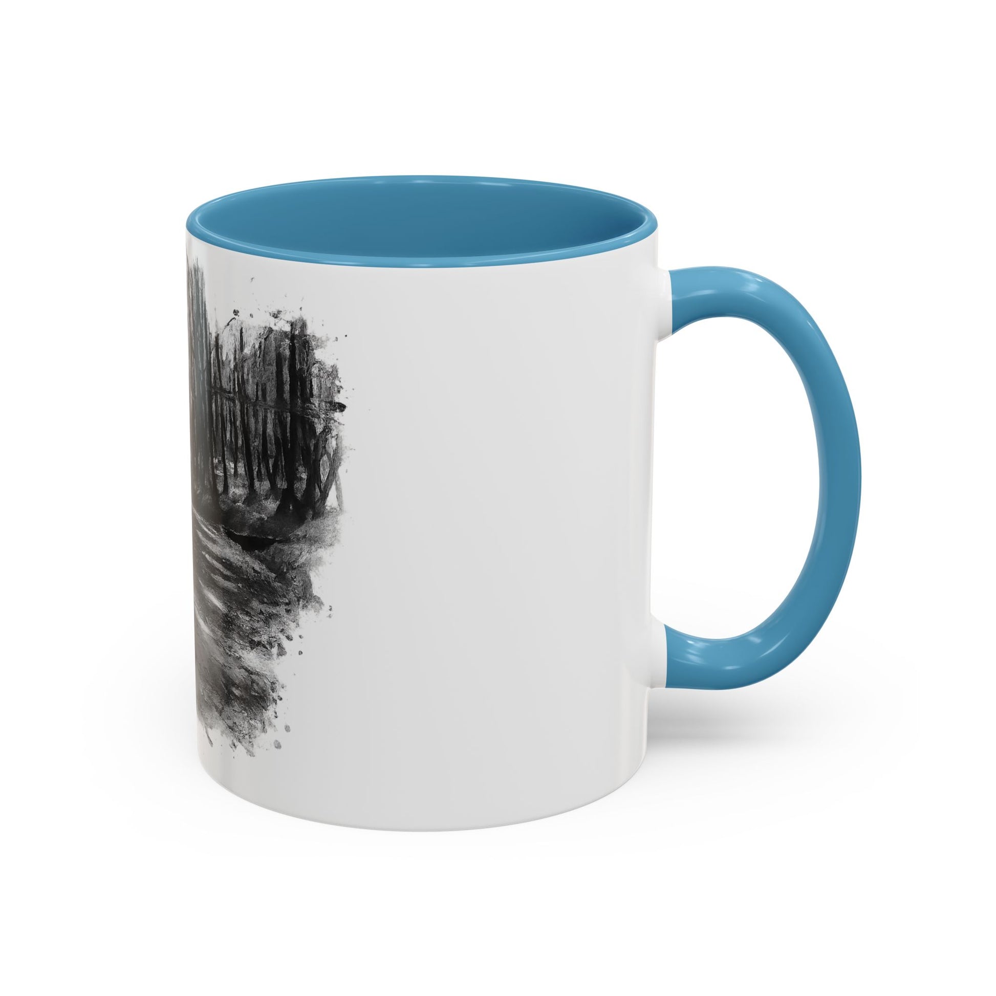 Moody Abstract Forest Coffee Mug | Unique Gift for Nature Lovers, Cozy Home Decor, Perfect for Coffee, Tea, and Hot Chocolate - TRV