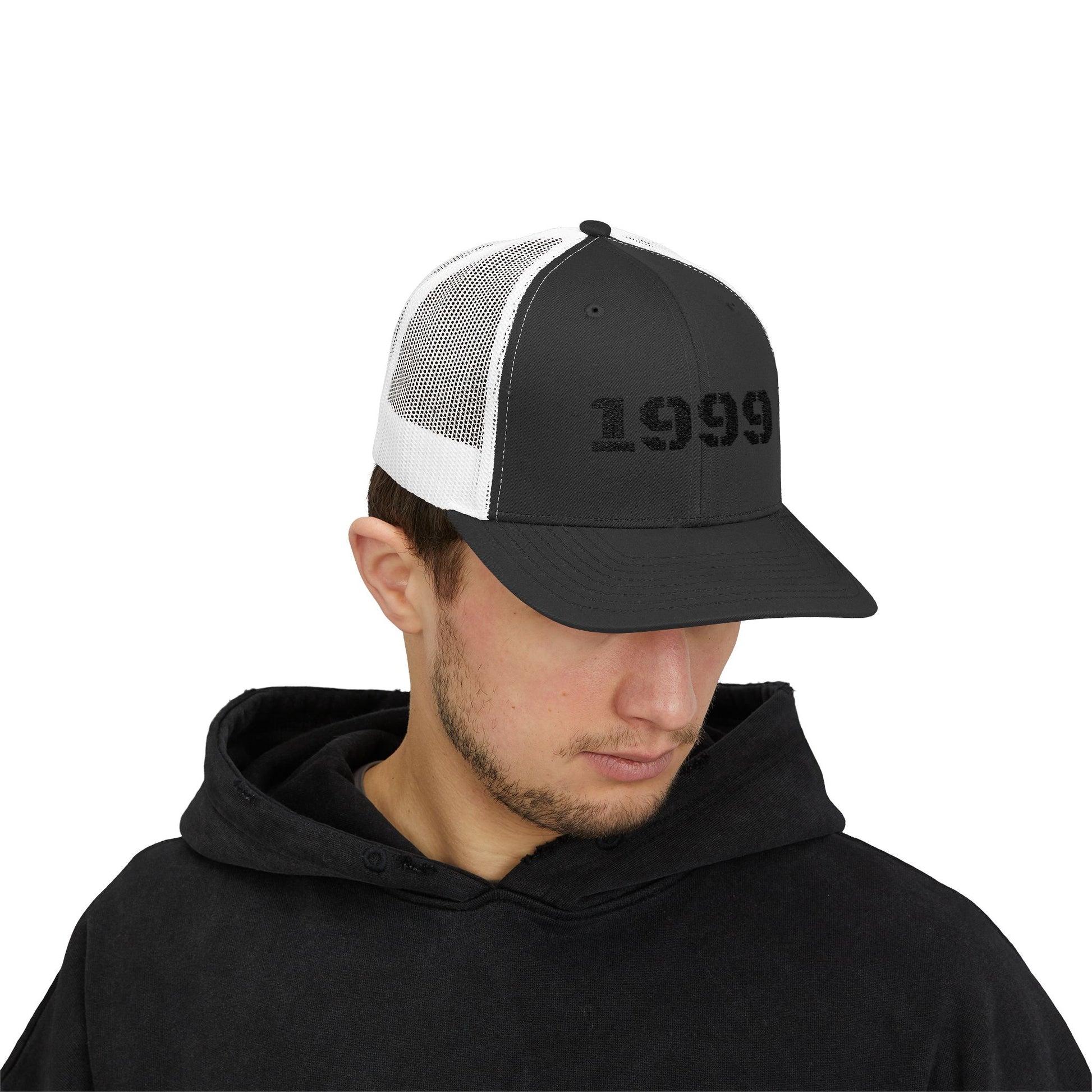 Retro 1999 Snapback Trucker Cap | Vintage Style Cap for nostalgia lovers, Birthday Gift, 90s Cap, Unisex Fashion Accessory - TRV