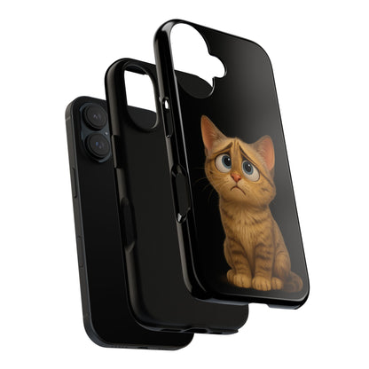 Cute Cat Phone Case, Adorable Kitty Cover, Pet Lover Gift, Unique Animal Design, Customizable Mobile Case - TRV