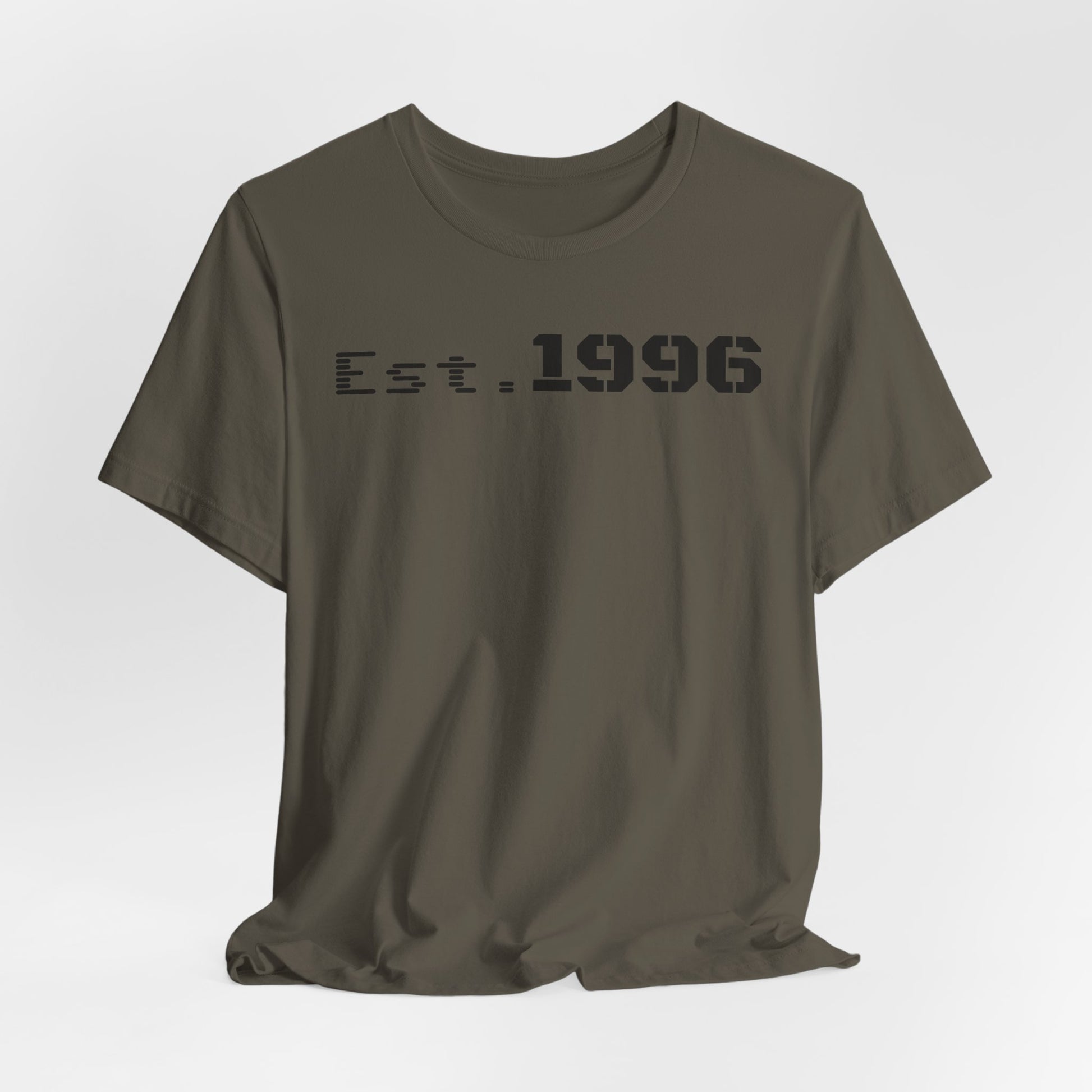 Established 1996 Unisex T-Shirt, Vintage Year Tee, Birth Year Gift, Casual Fashion, Personalized Graphic Tee - TRV