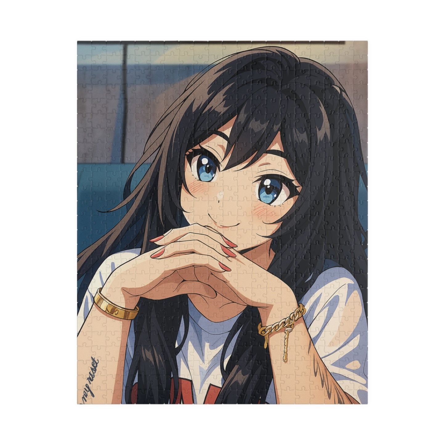 Anime Girl Portrait Puzzle | 520-Piece Jigsaw Puzzle - TRV