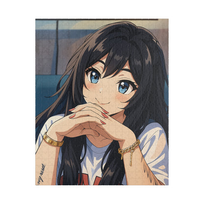 Anime Girl Portrait Puzzle | 520-Piece Jigsaw Puzzle - TRV