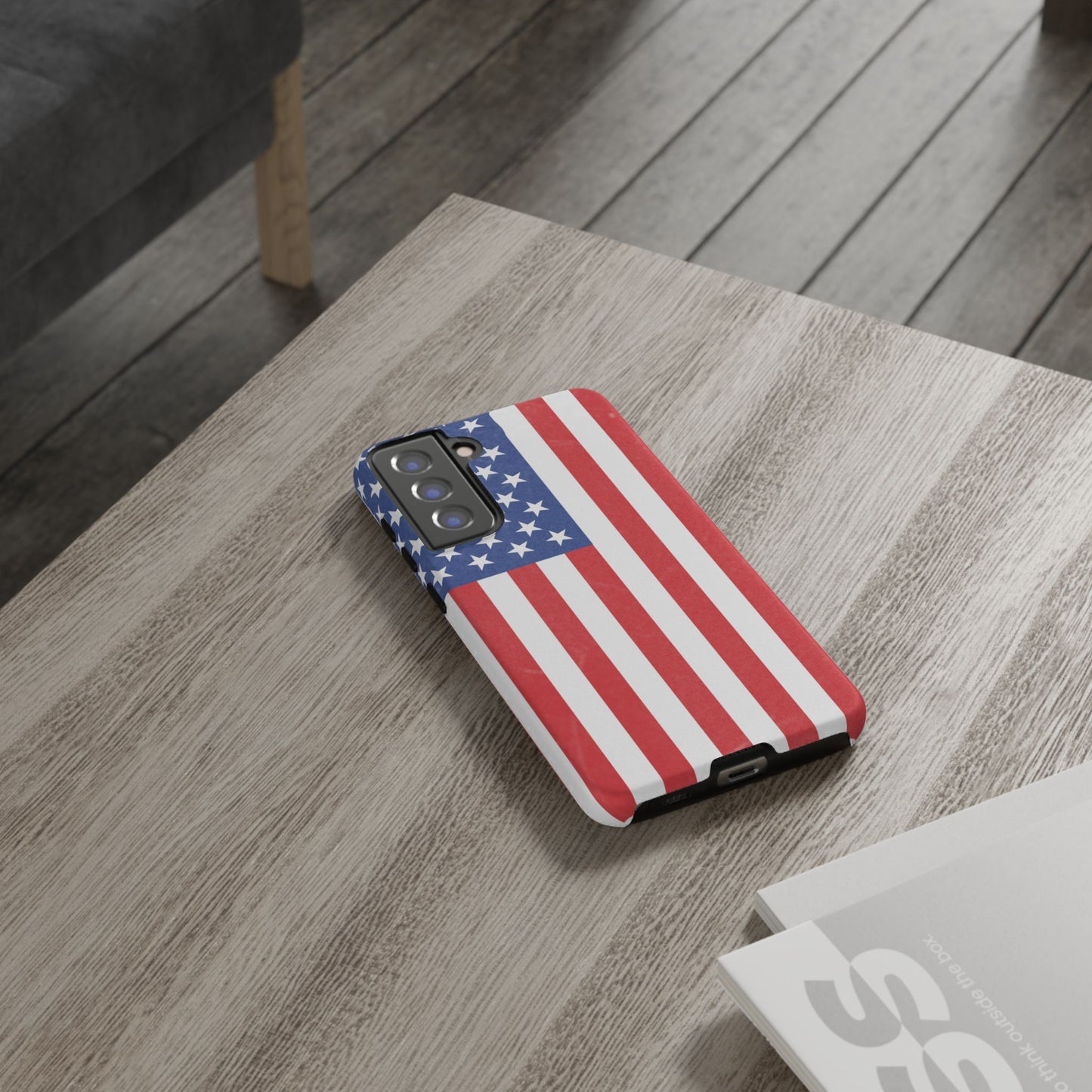 American Flag Phone Case - Patriotic Cell Cover, Tough Cases, USA Pride, Independence Day Gift, Veteran's Day, Phone Protection - TRV