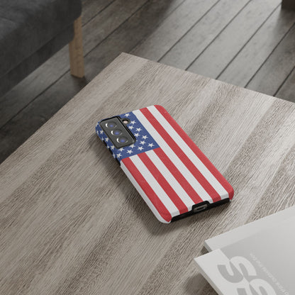 American Flag Phone Case - Patriotic Cell Cover, Tough Cases, USA Pride, Independence Day Gift, Veteran's Day, Phone Protection - TRV