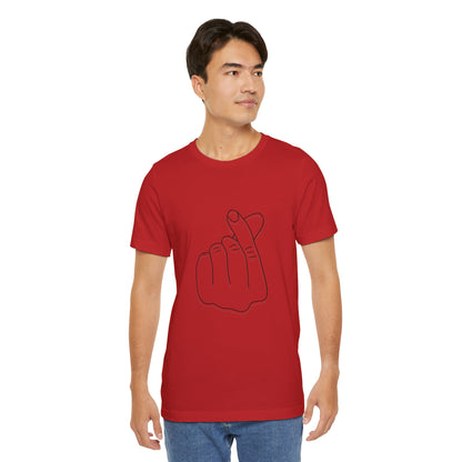 Minimalist Hand Sign Unisex Tee | Casual Everyday Wear | Perfect for Gift Givers