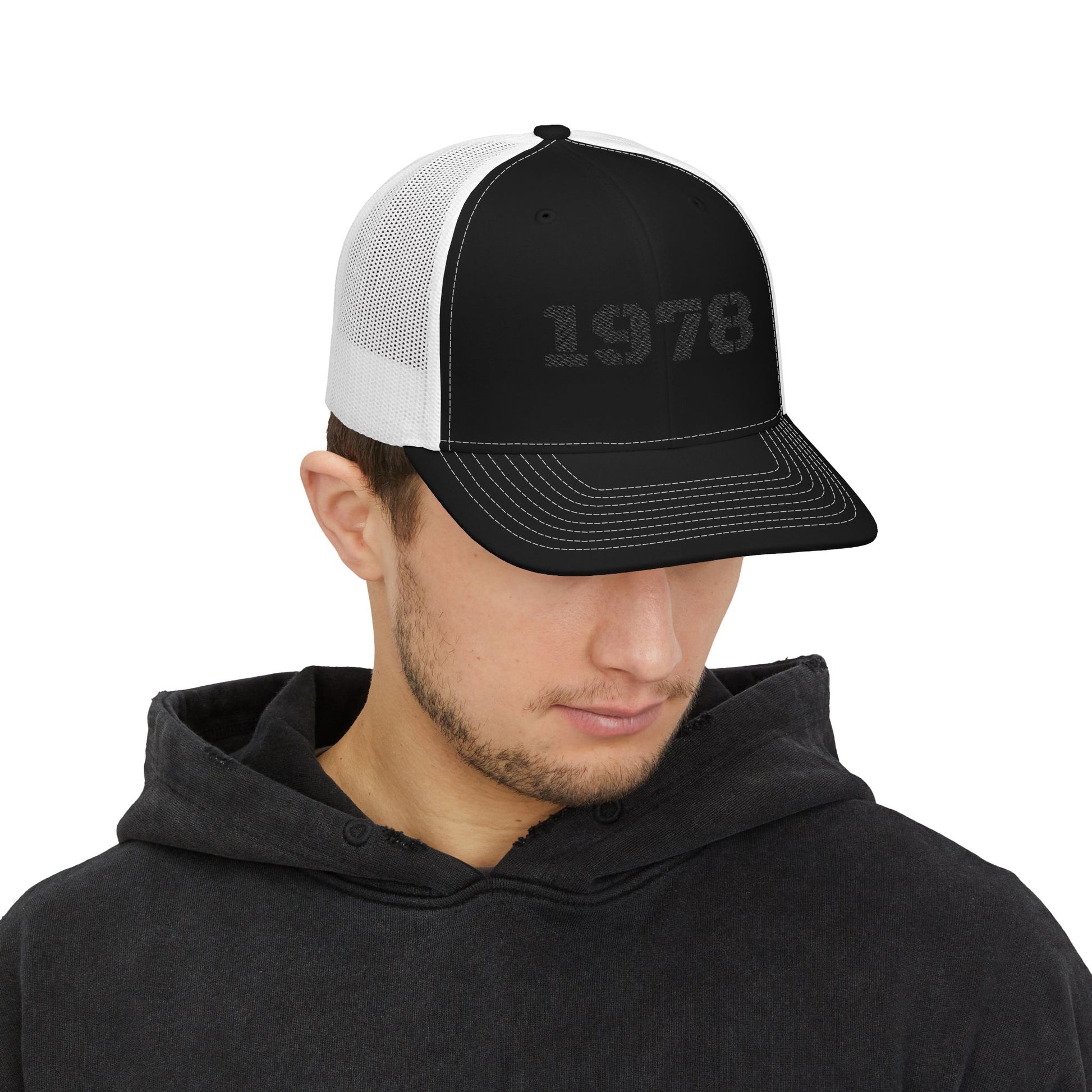 Custom Embroidered Snapback Trucker Cap | Birthday Gift, Fashion Accessory, Casual Wear, Unisex Gift, Vintage Style Hat - TRV