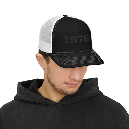Custom Embroidered Snapback Trucker Cap | Birthday Gift, Fashion Accessory, Casual Wear, Unisex Gift, Vintage Style Hat - TRV