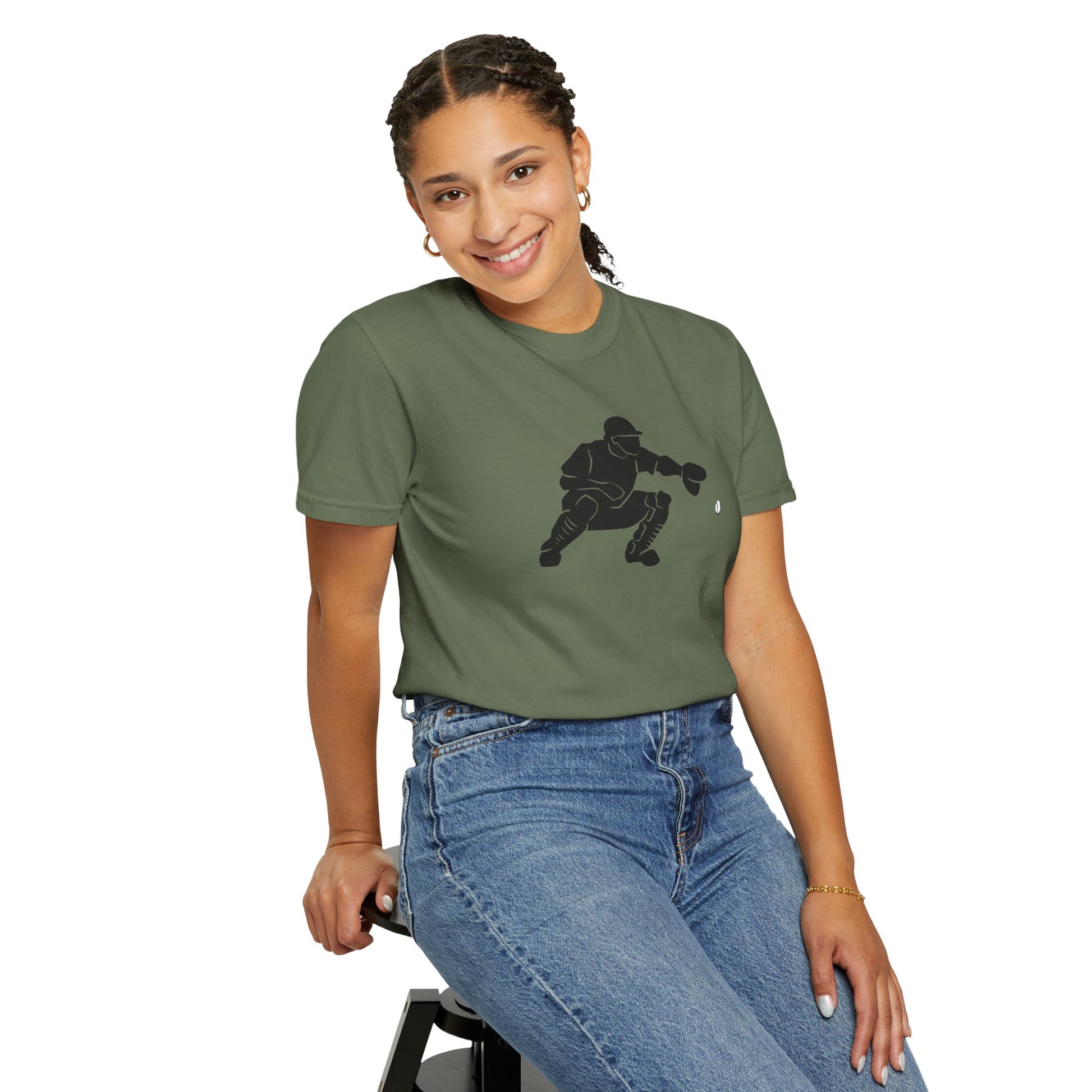 Stylish Unisex Baseball Catcher T-Shirt with Catcher Design, Sports Tee, Baseball Fan Gift, Athletic Apparel, Gift for Him/Her - TRV
