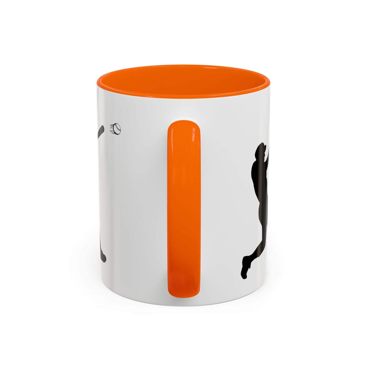 Baseball Player Accent Coffee Mug, Sports Gift, Baseball Lover Mug, Unique Coffee Cup, Personalized Sports Mug - TRV