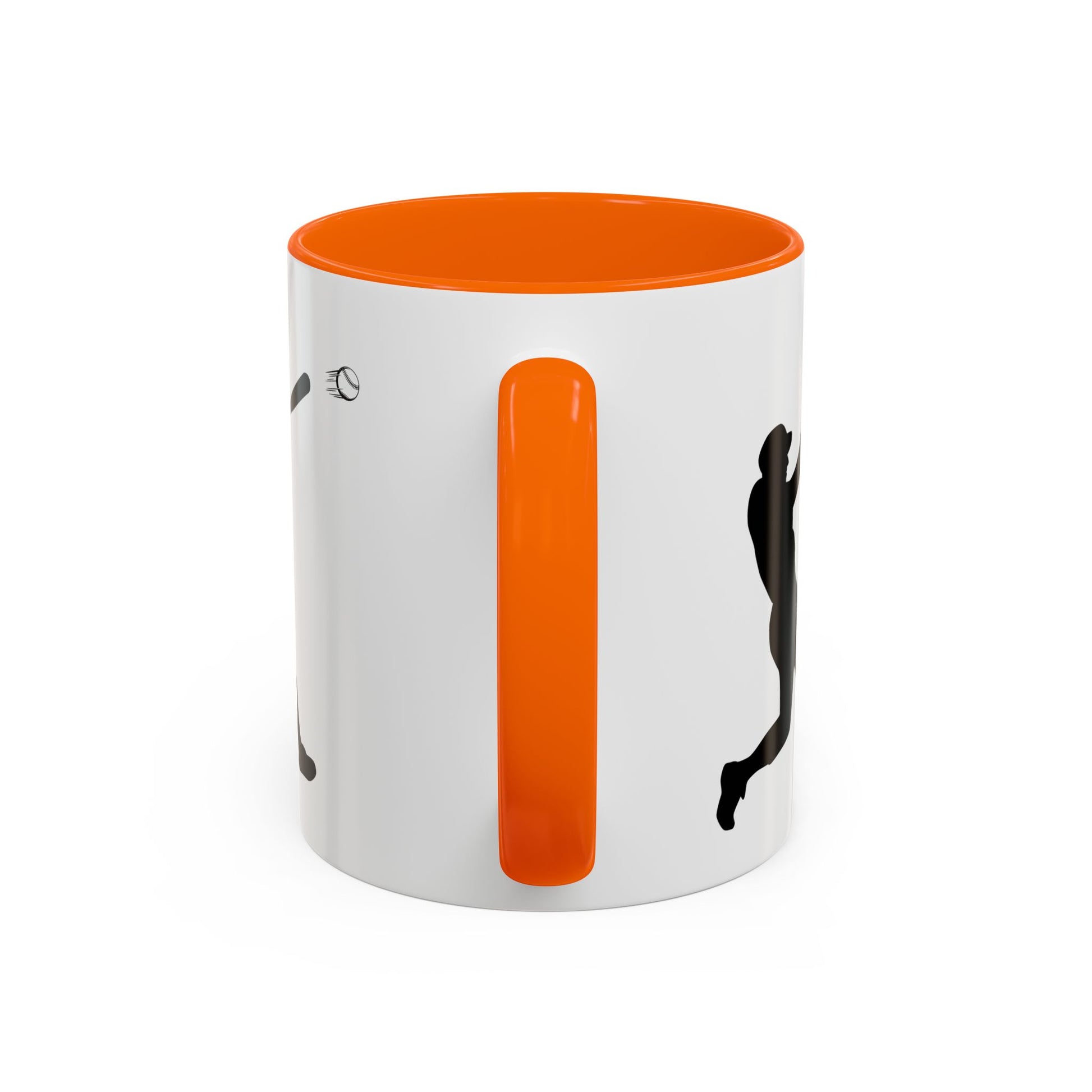Baseball Player Accent Coffee Mug, Sports Gift, Baseball Lover Mug, Unique Coffee Cup, Personalized Sports Mug - TRV