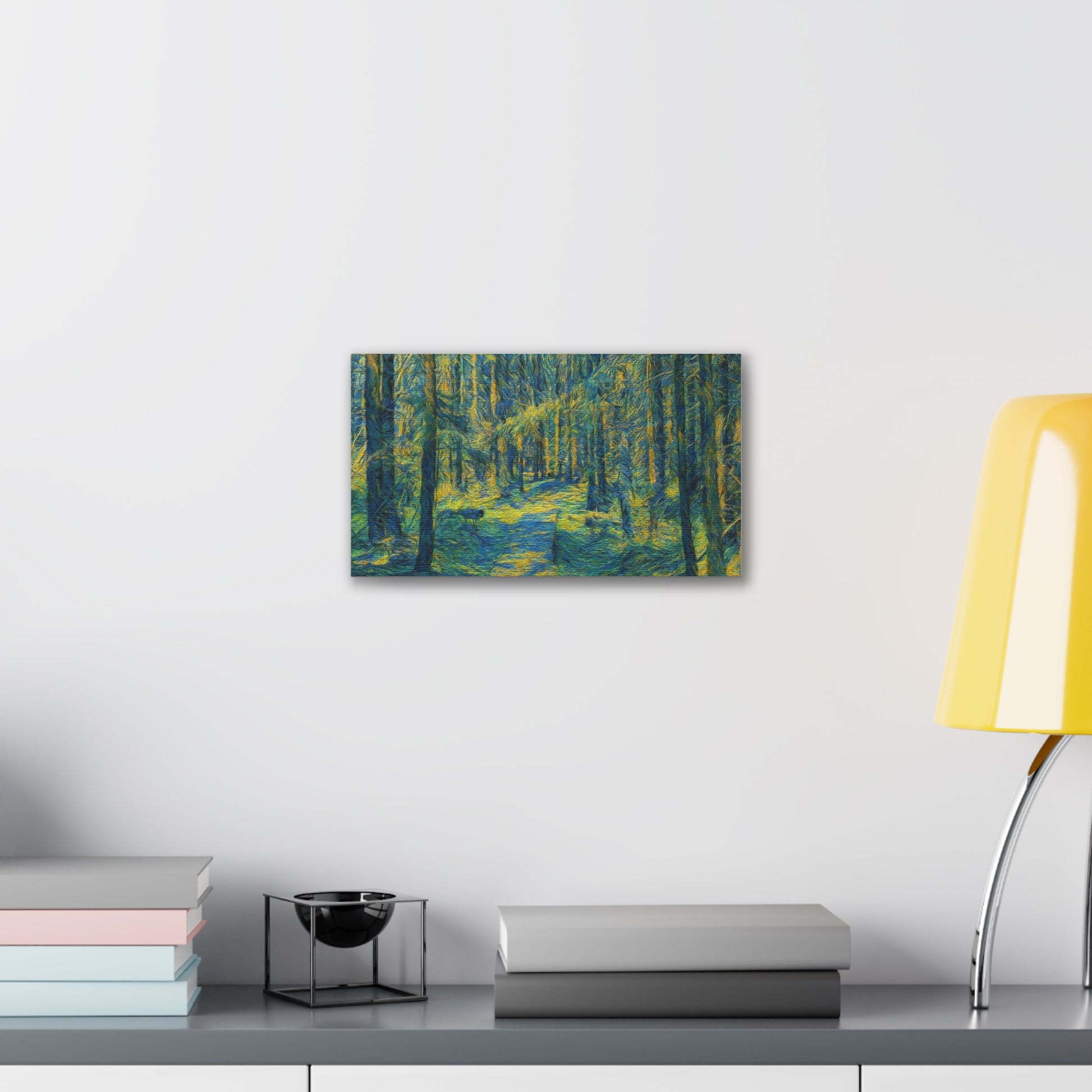 Canvas Art Print, Forest Path Painting, Nature Decor, Wall Art, Gift for Nature Lovers, Home Decor Inspiration - TRV