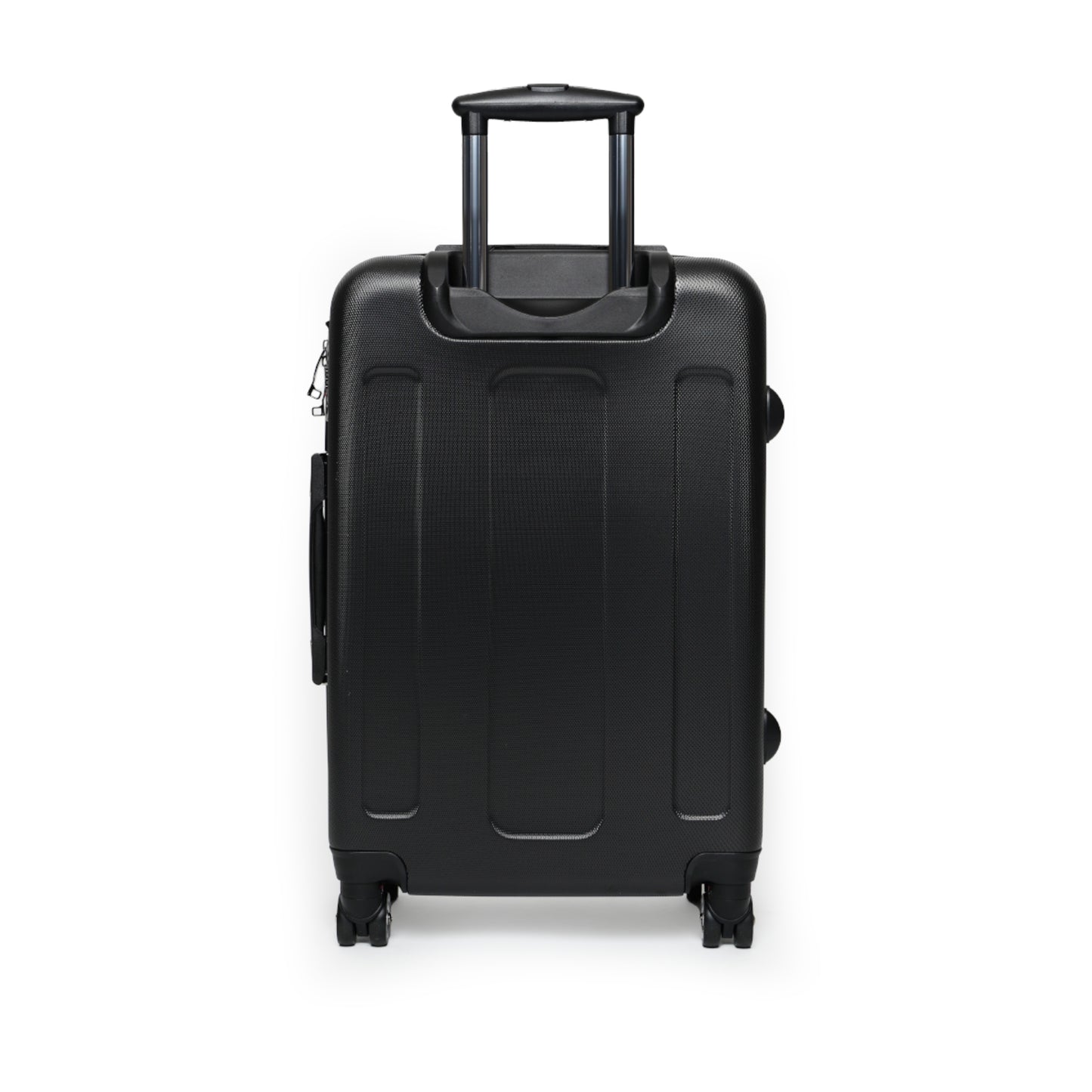 Abstract Silver Wave Suitcase | Hardshell Carry-On Luggage