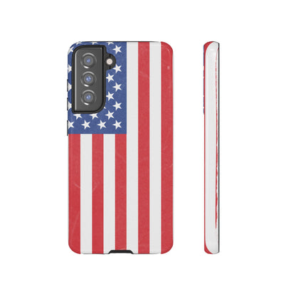 American Flag Phone Case - Patriotic Cell Cover, Tough Cases, USA Pride, Independence Day Gift, Veteran's Day, Phone Protection - TRV