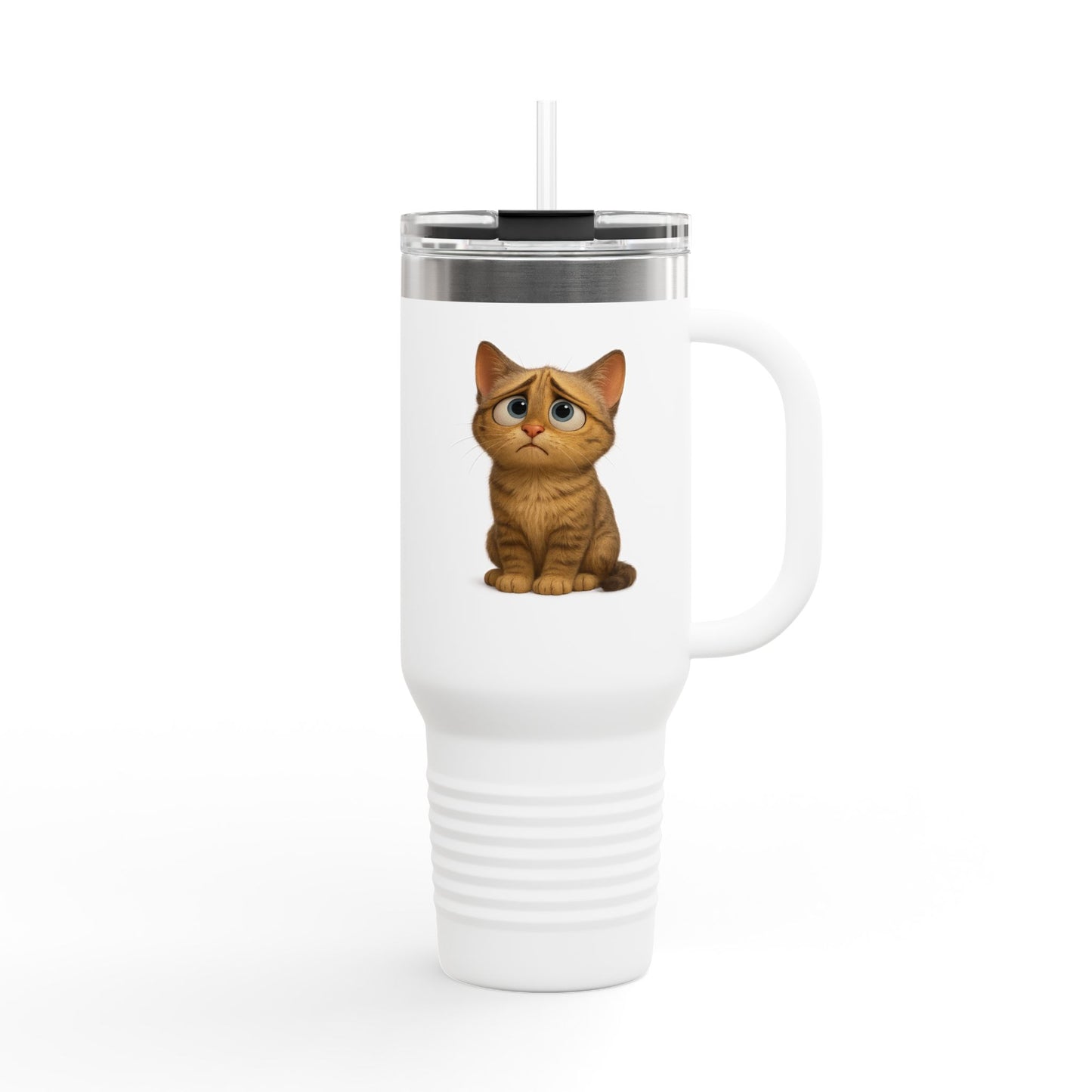 Cute Cat Insulated Travel Mug, 40oz - Perfect for Animal Lovers, Unique Gift for Cat Owners, Coffee on-the-go, Birthday Present, Cute [...]