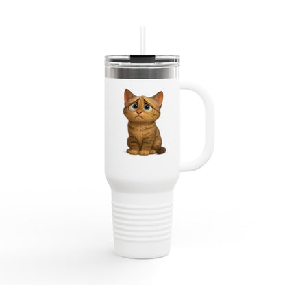 Cute Cat Insulated Travel Mug, 40oz - Perfect for Animal Lovers, Unique Gift for Cat Owners, Coffee on-the-go, Birthday Present, Cute [...]