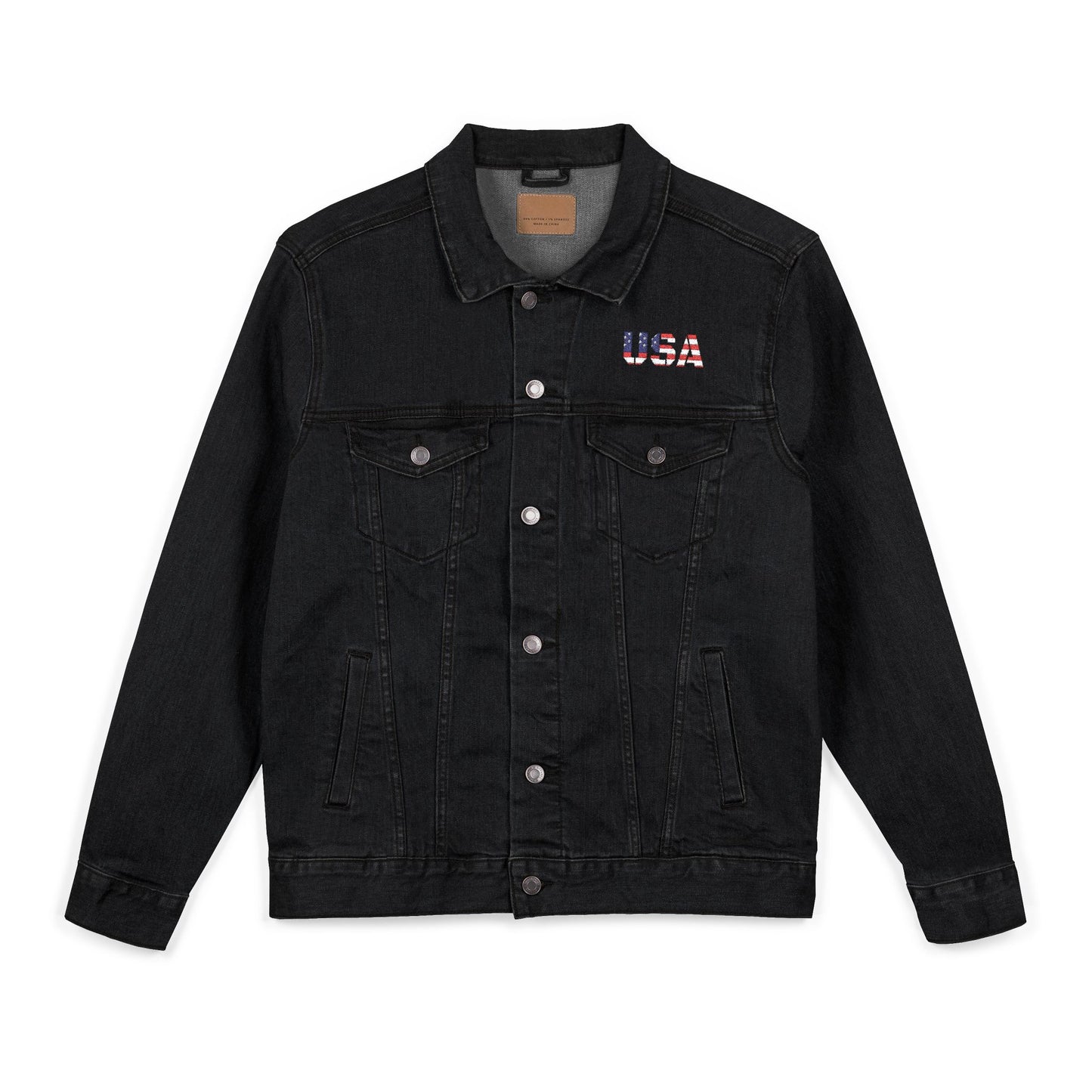 Embroidered Unisex Denim Jacket - Stylish, Casual, Perfect for Summer Outings, Men's & Women's Fashion Statement, Birthday Gift, [...] - TRV