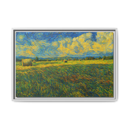 Landscape Matte Canvas, Framed (Multi-color) - TRV