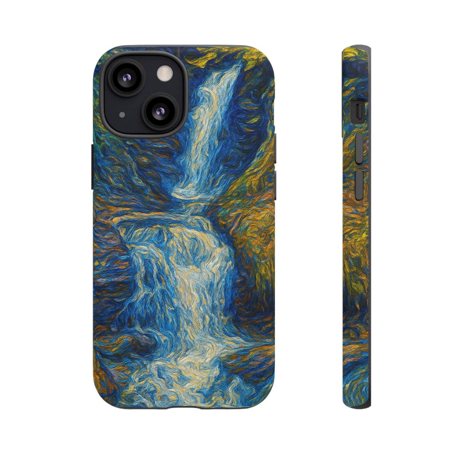 Artistic Phone Case - Waterfall Design, Unique Gift, Phone Accessory, Nature Lover, Original Artwork - TRV