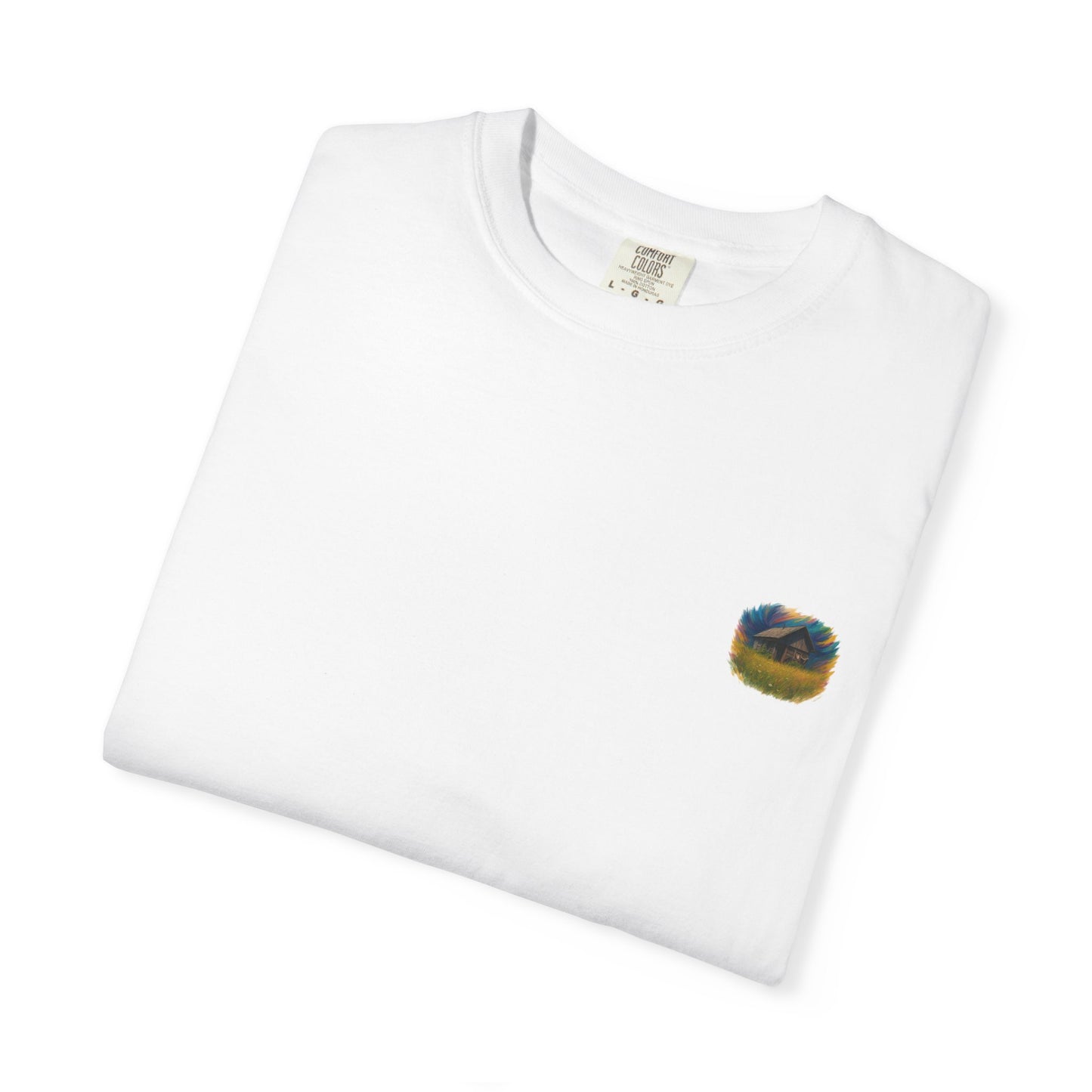 Rustic Landscape T-shirt | Relaxed Fit Tee, Casual Wear, Nature Lover Gift, Summer Outing Top, Eco-Friendly Apparel - TRV