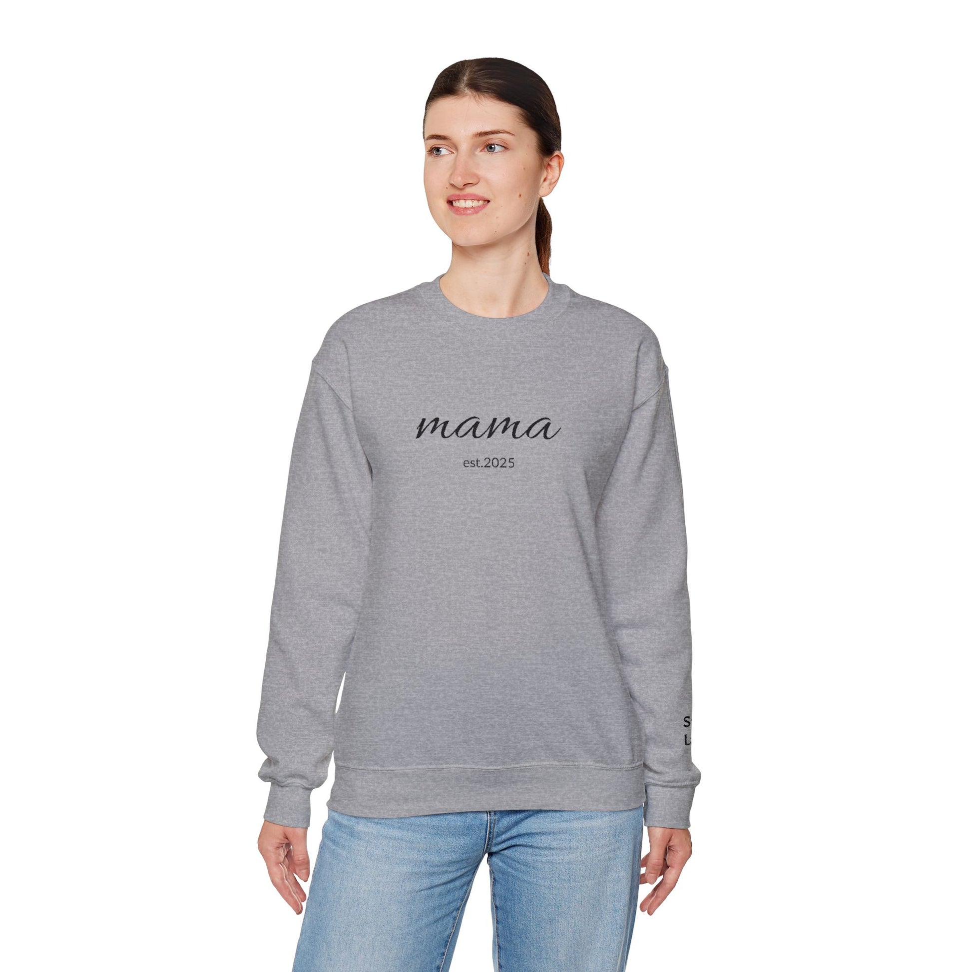mama sweatshirt | simple script mom pullover - TRV