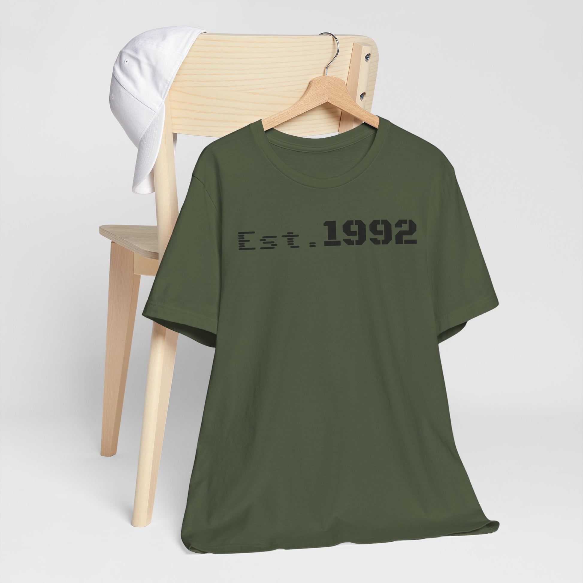 Est. 1992 Unisex Jersey Tee - Retro Birthday Gift, Casual Wear, Cool Vintage T-Shirt, Gift for Him, Gift for Her - TRV