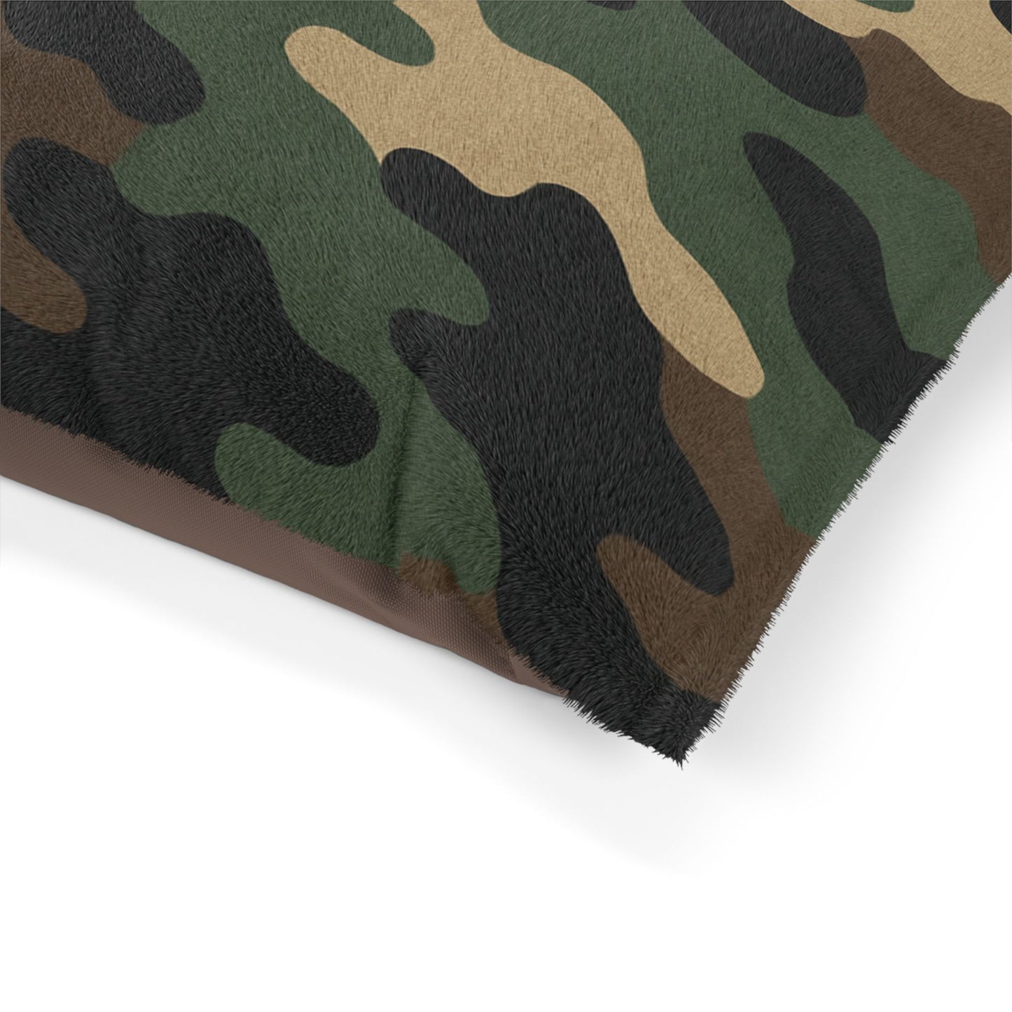 Camouflage Pet Bed for Dogs and Cats, Cozy Military-Inspired Dog Bed, Camo Pet Cushion, Stylish Pet Bedding, Gift for Pet Lovers - TRV