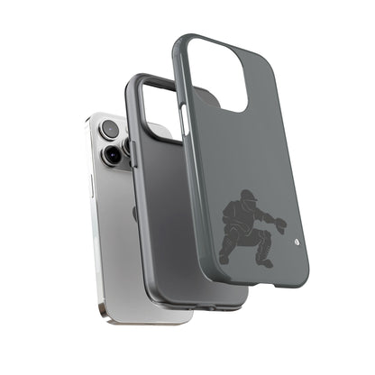 Baseball Catcher Phone Case, Sports Phone Accessory, Tough Cases, Gift for Athletes, Sports Fan Merchandise, Unique Design - TRV