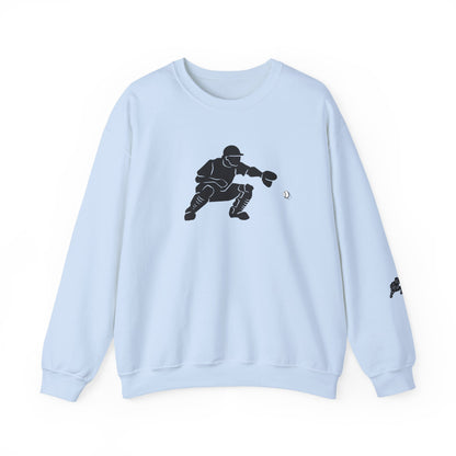 Baseball Catcher Crewneck Sweatshirt | Unisex Sports Apparel | Perfect for Game Days, Gifts, and Casual Wear | Baseball Lover's Gift - TRV