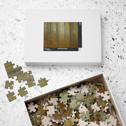 Misty Forest Trees Puzzle 110 and 1014 Piece Jigsaw - TRV