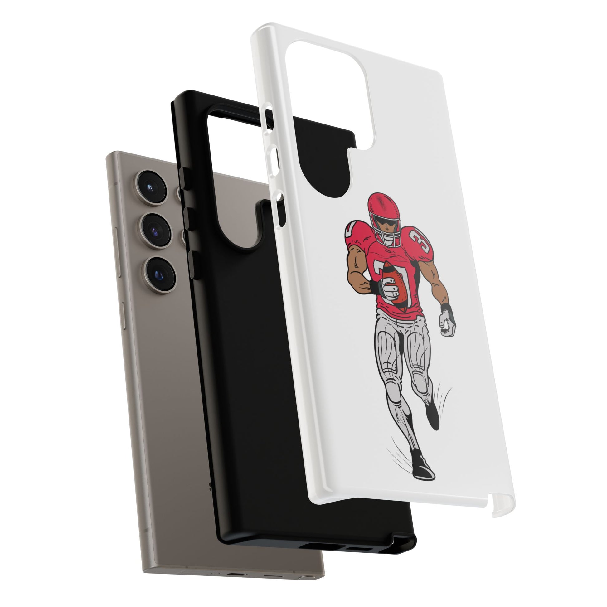 Football Player Tough Case, Sports Phone Cover, Athlete Gift, Tough Phone Case, Fall Sports, Football Lover's Accessory - TRV